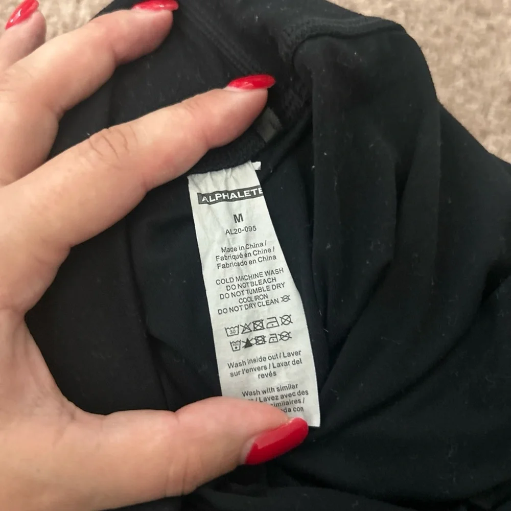 Alphalete Black Leggings tights - Picture 6 of 6